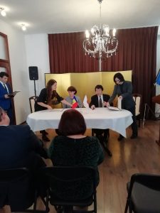 Semnarea Contractului de Grant, în cadrul Proiectului KUSANONE cu Excelența Sa, Dl. Ambasador al Japoniei în Republica Moldova, 17 octombrie 2019