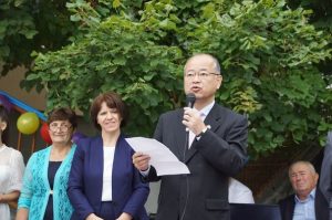 1 septembrie 2023 alături de Excelența Sa – Ambasadorul Japoniei în Republica Moldova, dl. KATAYAMA Yoshihiro